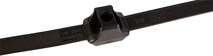19" Black Dual Clamp Cable Tie (Pack Of 10) | 936-191 Tectran 1
