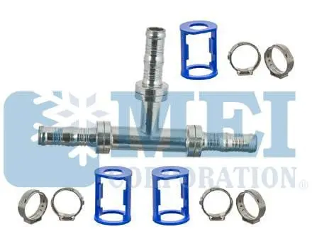 Steel Tee Style Burgaclip Reduced Diameter Type Hose Fitting | Mei/Air Source 4487Bc 1