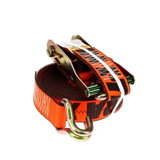 2" X 27' Ratchet Strap W/ J-Hooks & Long Wide Handle & X-Treme Webbing | 45982-95-27 Ancra Cargo 1