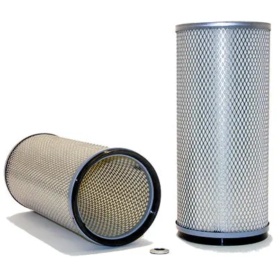 Cellulose Air Filter With Metal Ends, 14" | 46553 Wix 1