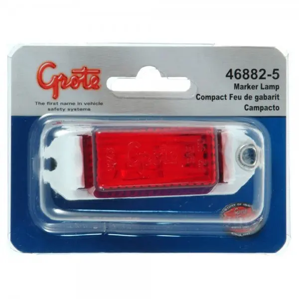 Red Economy Clearance Marker Light | Grote 46882-5 1