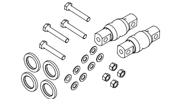 Axle Bar Pin Connection - Ad-123 | 48100315 Neway 1