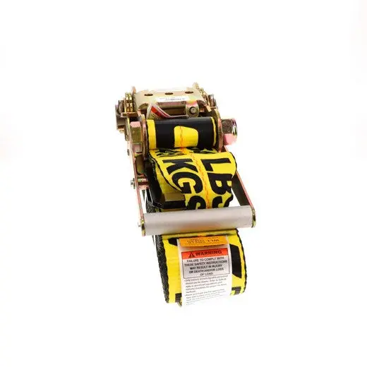 3" X 30' Ratchet Strap W/ Flat Hooks & Long/Wide Handle | 48987-21 Ancra Cargo 1