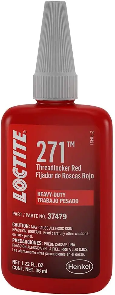 271 Threadlocker For Automotive: High-Strength, High-Temp, Fluorescent, Anaerobic | Loctite 492142 1
