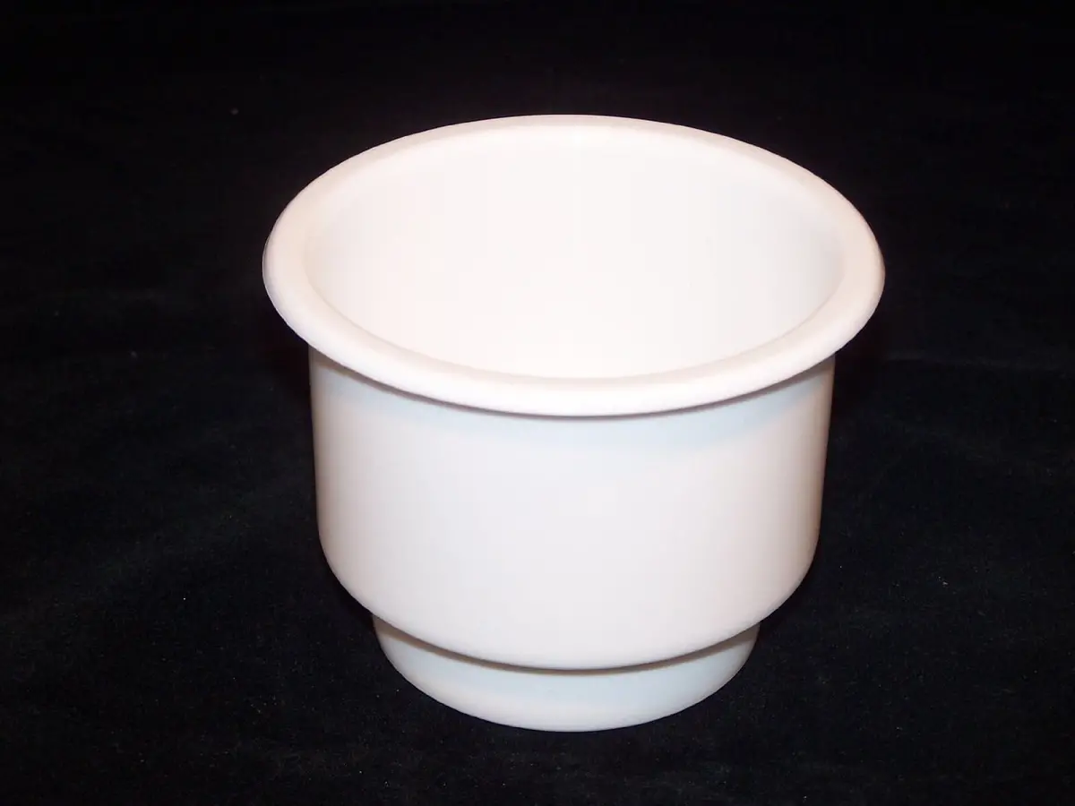 3 5/8 White Jumbo Cup Boat Rv Car Truck Pool Table Sofa Inserts Large Size Free Shipping 1