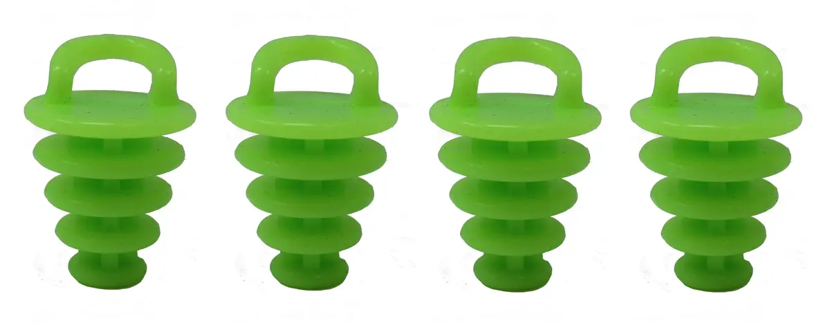 Kayak Scupper Plug | Sit On Top Kayak Hole Plugs Neon Green / Glow-In-The-Dark 3