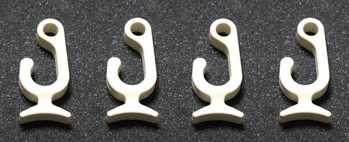 Marine Boat Fender Bumper Rail Mount Clip Quick Hanger For Standard 7/8" Rail Plastic 5
