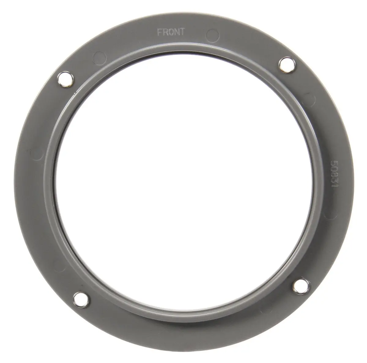 Gray Abs Flange Mount For 4" Round Lights | Truck-Lite 50831 1