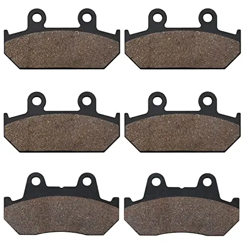 Sollon Front And Rear Brake Pads For Honda Gl 1500 Goldwing 1500 Se L Gl1500 Gl1500se L Gl1500a Aspencade Gl1500i Interstate 1988-2000 1