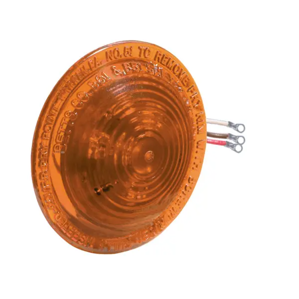 Amber Led Shallow Clearance/Marker Light Lens | 510022 Betts Lighting 1