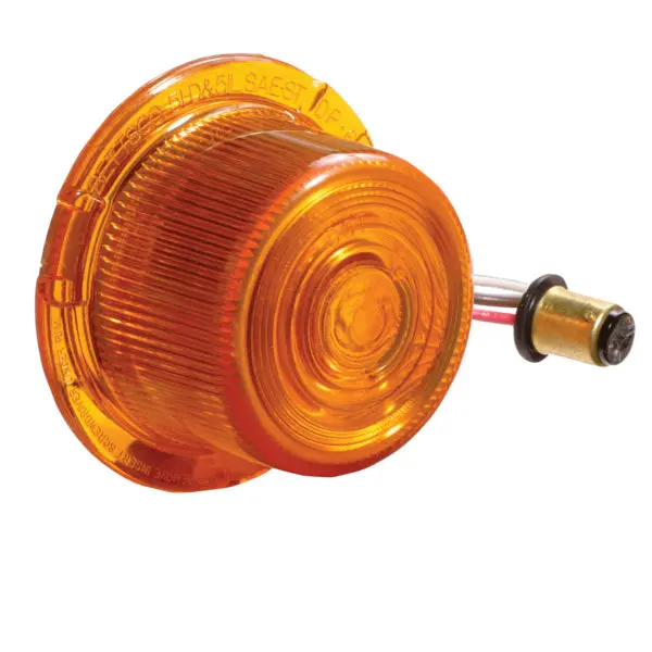 Amber Deep Clearance/Marker Light Lens, Double Contact Bulb Base | 510038 Betts Lighting 1