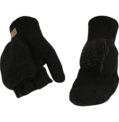 Women's Alyeska® Lined Black Half-Finger With Convertible Mitt Hood | 5110W Kinco 1