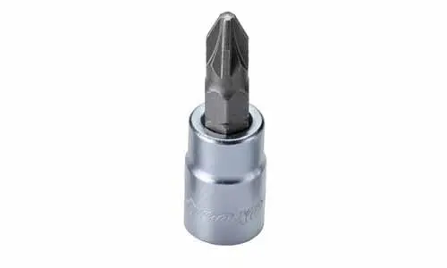 1/4" Dr. Pozi Bit Socket W/ Mirror Finish 1