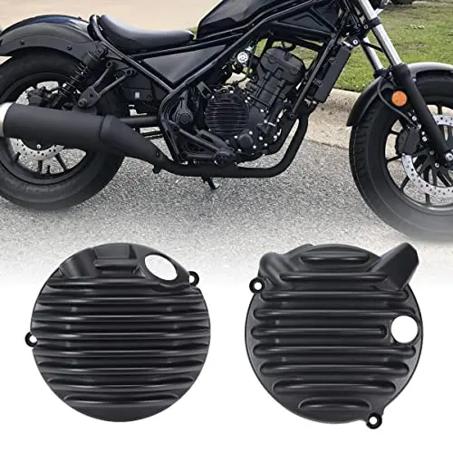 Black Engine Cover Set Fairing Fit For Honda Cmx300 Rebel 300 2020 2021 1