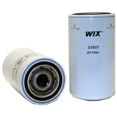 Full Flow Spin-On Cellulose Lube Filter, 9.935" | 51801 Wix 1