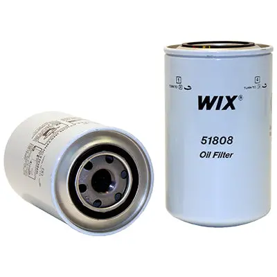Full Flow Spin-On Enhanced Cellulose Lube Filter, 7.332" | 51808 Wix 1