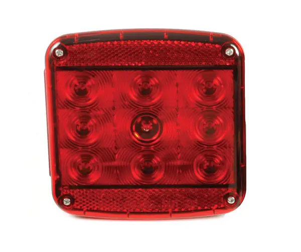 Right Hand Submersible Led Red Trailer Stop/Tail/Turn Light Replacement Kit | Grote 51962-5 1