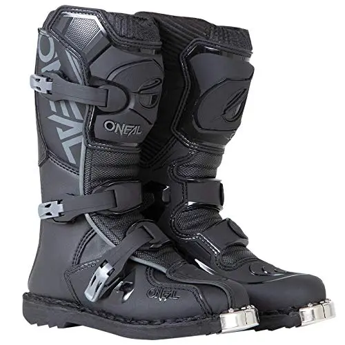 O'neal 0332-104 Unisex-Child Element Dirtbike Boots (Black 4) 1