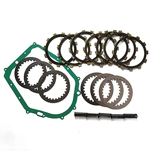 Jinfannibi Complete Clutch Kit Heavy Duty Springs And Gasket Compatible For Warrior 350 Yfm350x 1987-2004 Raptor 350 Yfm350r 2004-2013 1