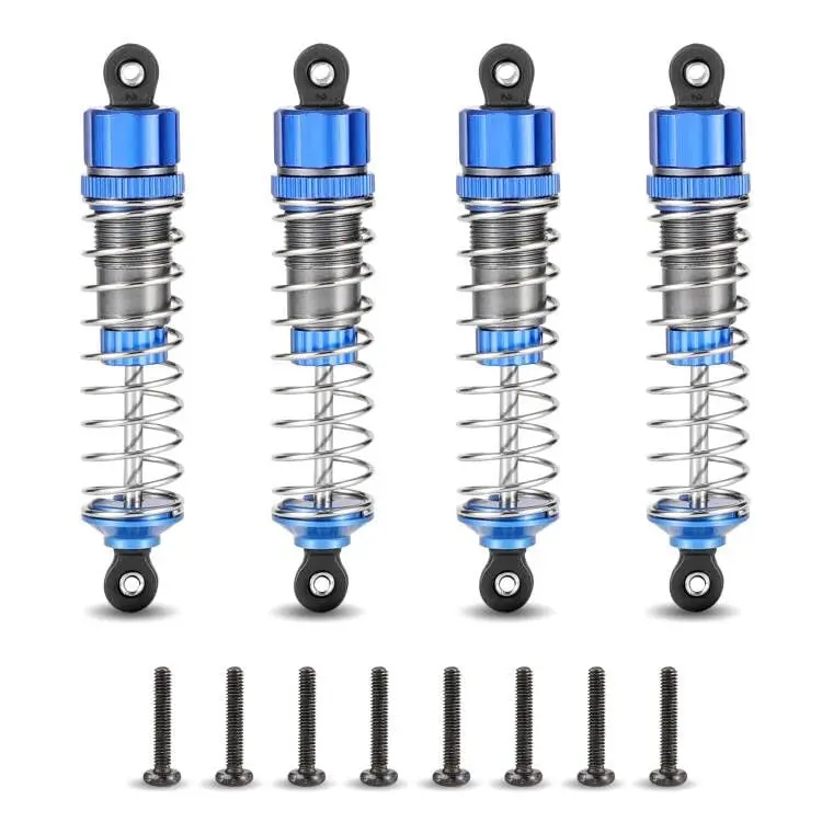 Haiboxing 1/12Th Scale Rc Car Spare Parts Desert Truck Aluminum Capped Oil Filled Shocks 4Pcs Apply To 2995 (T2100) 1