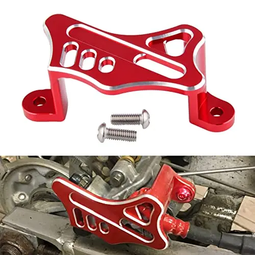 Nicecnc Red Rear Brake Caliper Guard Cover Protector Compatible With Honda Cr125r 250R 2002-2007 Crf250r 450R 250X 450X 250Rx 450Rx 2002-2020 Crf450l 2019-2020 1