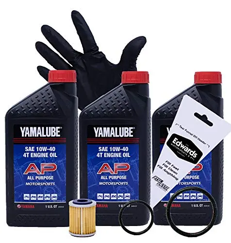 Edwards Oil Change Kit Fits 2004-2013 Yamaha Raptor 350/350 Se 1