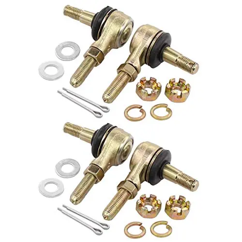 Applianpar Pack Of 2 Tie Rod End Kit For Yamaha Breeze Raptor 125 660R Timberwolf 250 Warrior 350 Big Bear Wolverine Kodiak 700 Grizzly 550 Blaster 200 Suzuki Quadsport Z400 Vinson 500 King Quad 400 1