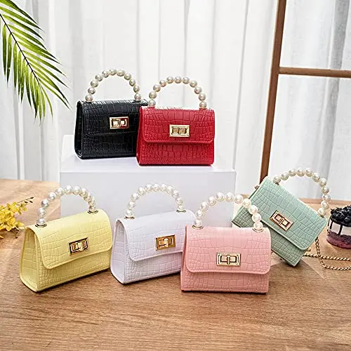 Little Girls Crossbody Purses Toddler Handbag Mini Casual Messenger Shoulder Bag For Kids (Pink) 2