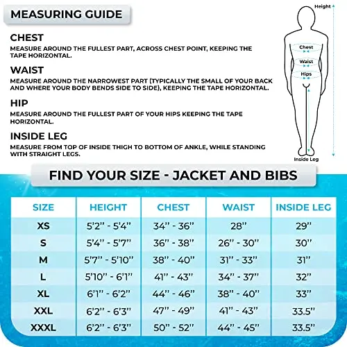 Windrider Ice Fishing Suit | Insulated Bibs And Jacket | Flotation | Tons Of Pockets | Adjustable Inseam | Reflective Piping | Waterproof Gear For Ice Fishing And Snowmobiling (Medium) 2