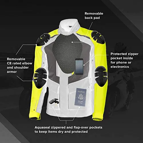 Fly Racing Flux Air Mesh Jacket (Black, Large) 2