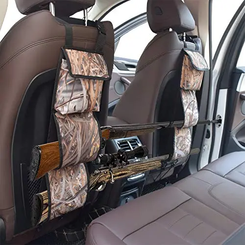 Mydays Seat Back Gun Rack, Gun Sling Bag, Camo Front Seat Gun Organizer Holder For Hunting Rifles/Shotguns(Camo) 1