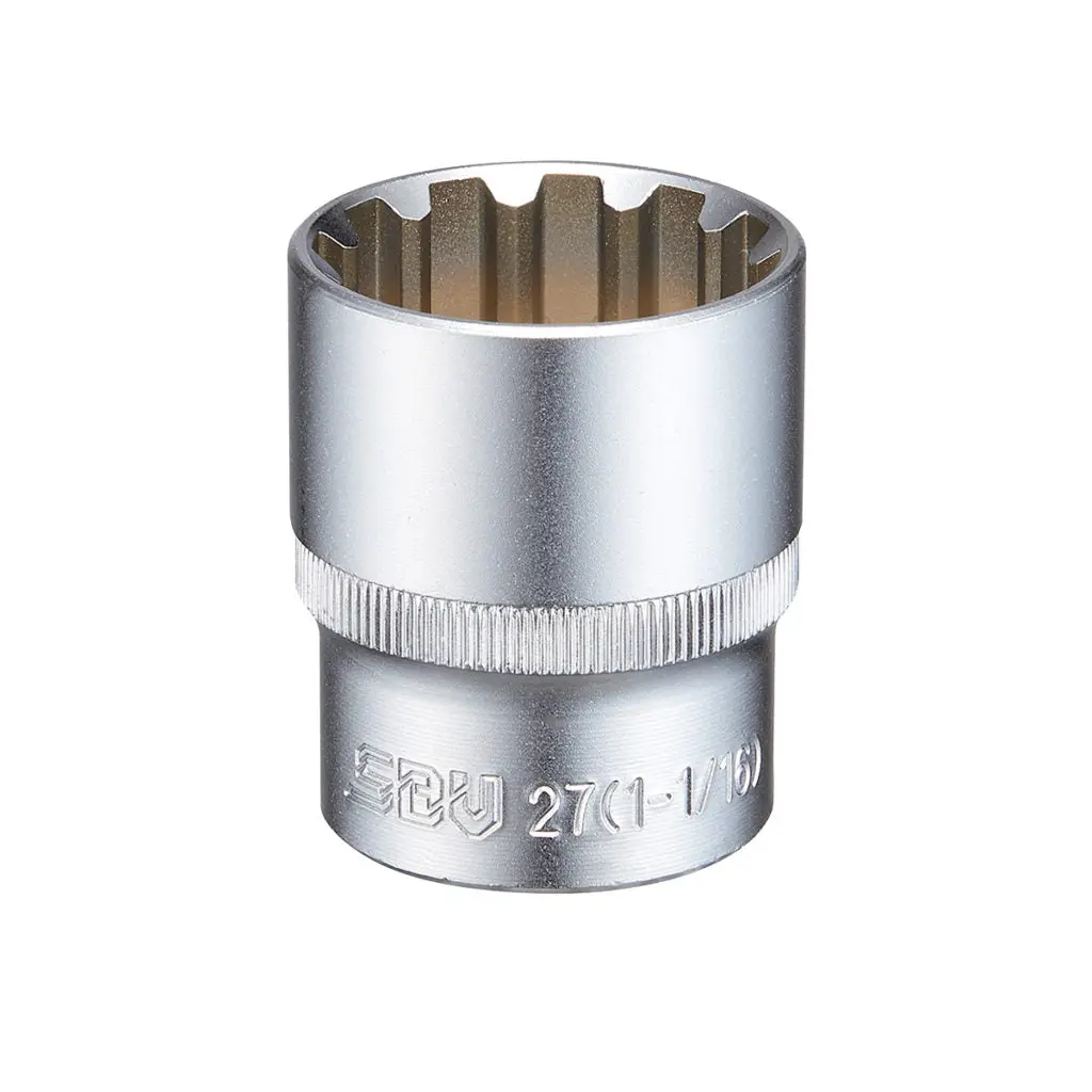27Mm 1/2" Dr. Mit Mm, Sae, Torx Flank Socket 1