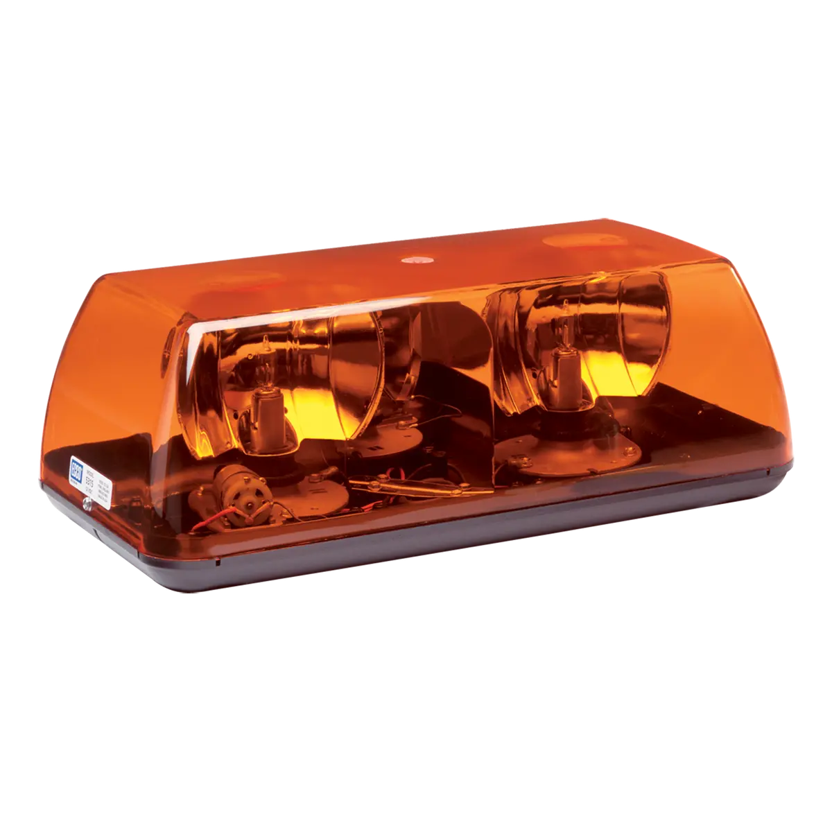 15" Amber 4 Bolt-On Mount Rotating Mini Light Bar | Ecco 5315A 1
