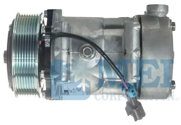 Sanden Sd7h15hd Ac Compressor For Peterbilt Trucks, 2 Wire Female Packard | Mei/Air Source 5365 1