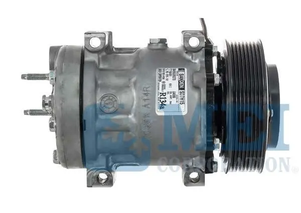 Kenworth-Peterbilt Sanden Sd7h15-Super Hd Ac Compressor, 2 Wire Metripack | Mei/Air Source 54148 1