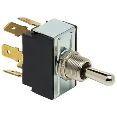 Dpdt Heavy Duty Toggle Switch, 6 Blade | Cole Hersee 55019Bx 1