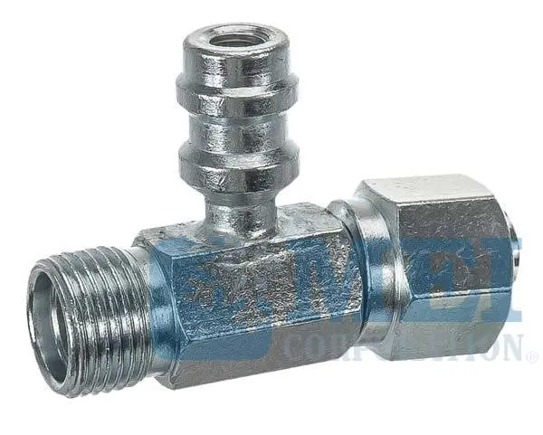 2-3/4" Straight Steel Compressor Service Valve Port Adapter | Mei/Air Source5528 1