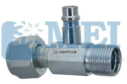 3-1/8" Straight Compressor Service Valve Port Adaptor | Mei/Air Source5529 1