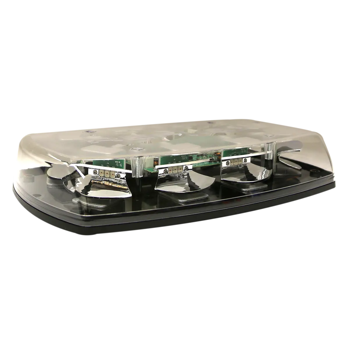 15" Amber Led Mini Light Bar, With Clear Lens & 4 Bolt Mount | Ecco 5587Ca 1