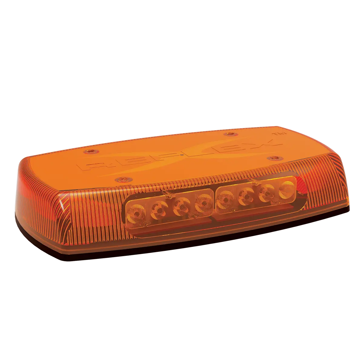 15" Reflex Permanent Mount Amber Mini Lightbar | Ecco 5590A 1