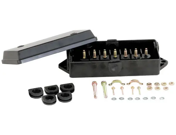 Polypropylene Electrical Junction Box With 7 Terminals | Buyers Products 5601100 1