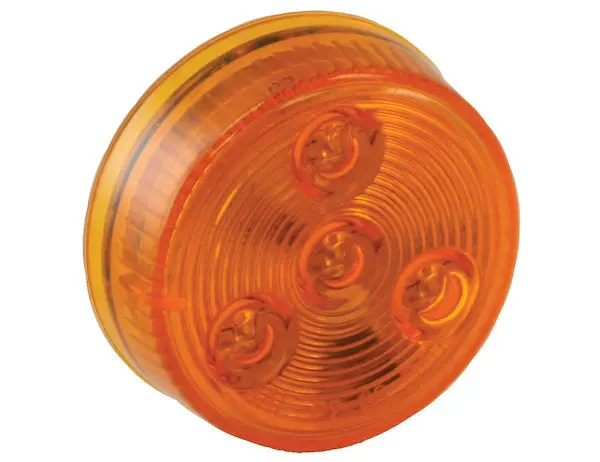 2 Inch Amber Round Marker/Clearance Light With 4 Leds | Buyers Products 5622254 1
