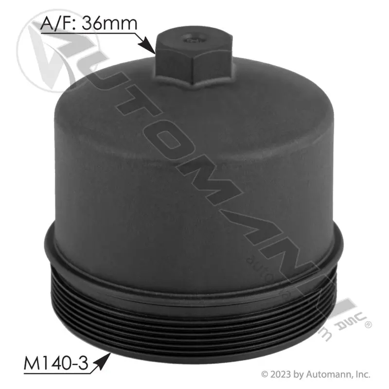 Oil Filter Screw Cap Detroit Dd13 Dd15 | 572.23108 Automann 1