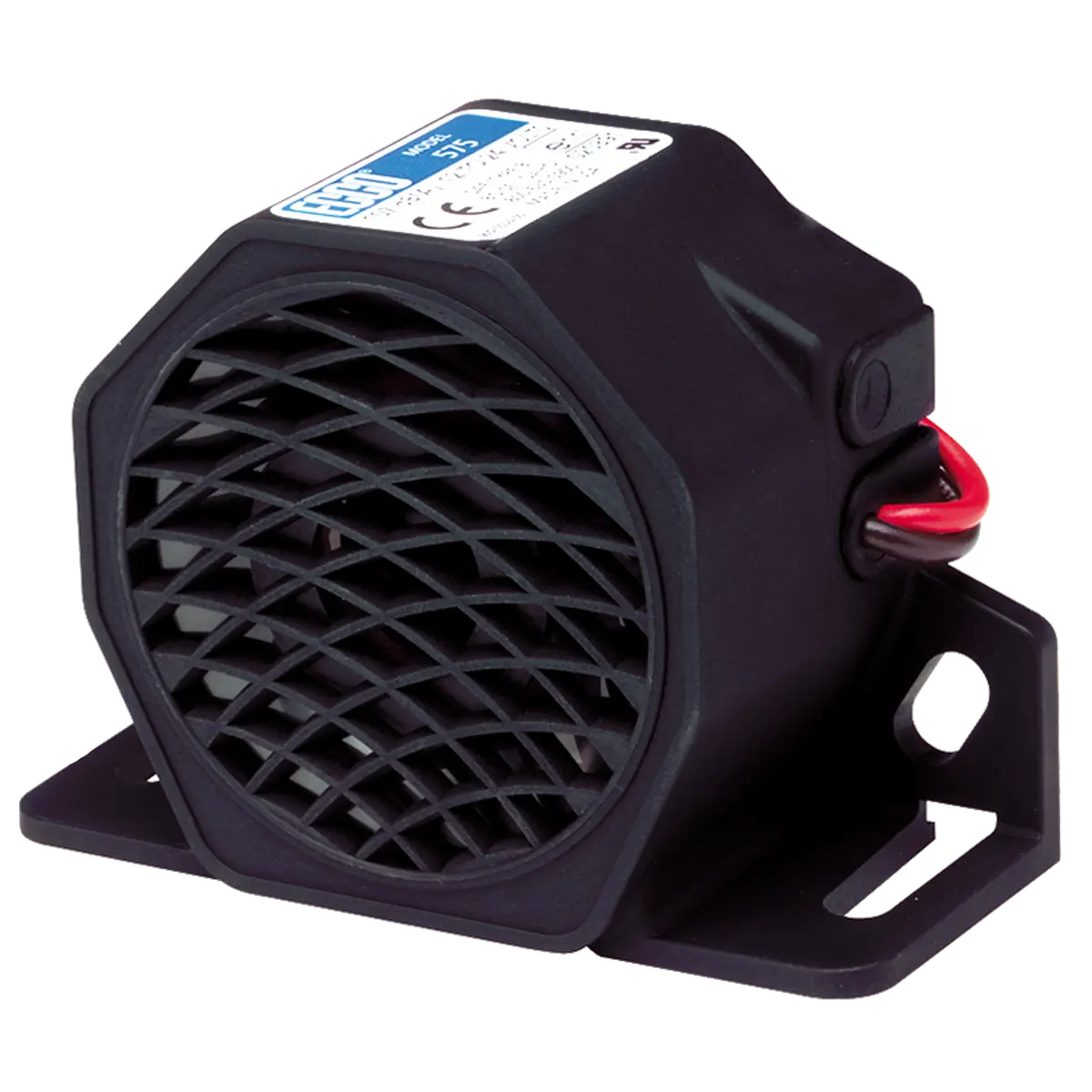 Tonal Surface Mount Back Up Alarm, 107 Db(A) | Ecco 575 1