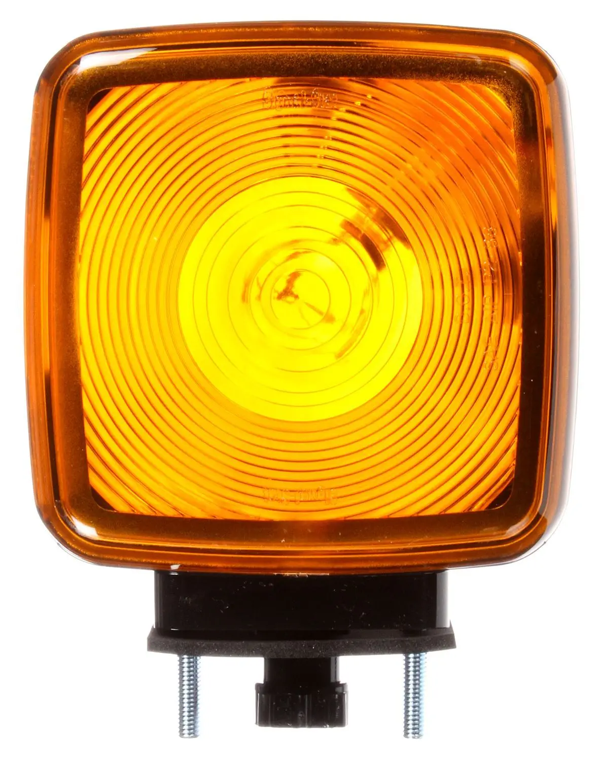 Signal-Stat 5800 Series Yellow Incandescent Square Side Marker Pedestal Light, 2 Stud | Truck-Lite 5800Aa 1