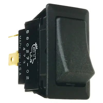 Spst On/Off Blank Rocker Switch, 2 Blade Terminal | Cole Hersee 58027-01Bx 1