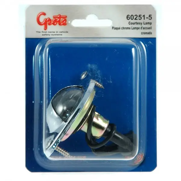Low Profile Clear Courtesy Light, Blunt Cut | Grote 60251-5 1