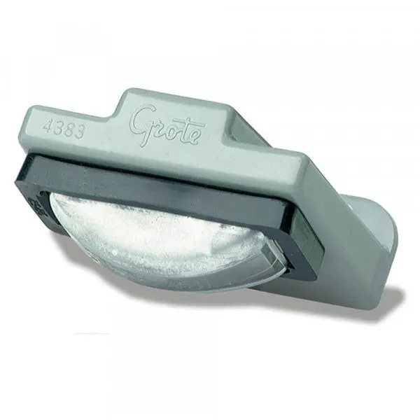 Small Rectangular License Light Kit, Female Pin | Grote 60280 1