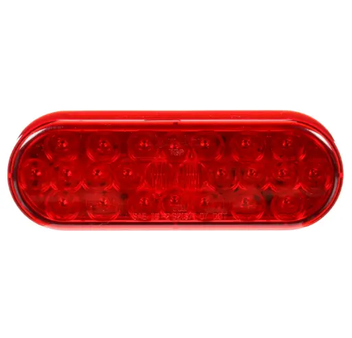 Signal-Stat 2"X6" Oval 24-Led Stop/Turn/Tail Light, Pl-3 Connection For Grommet Type Mount | Truck-Lite 6050-3 1