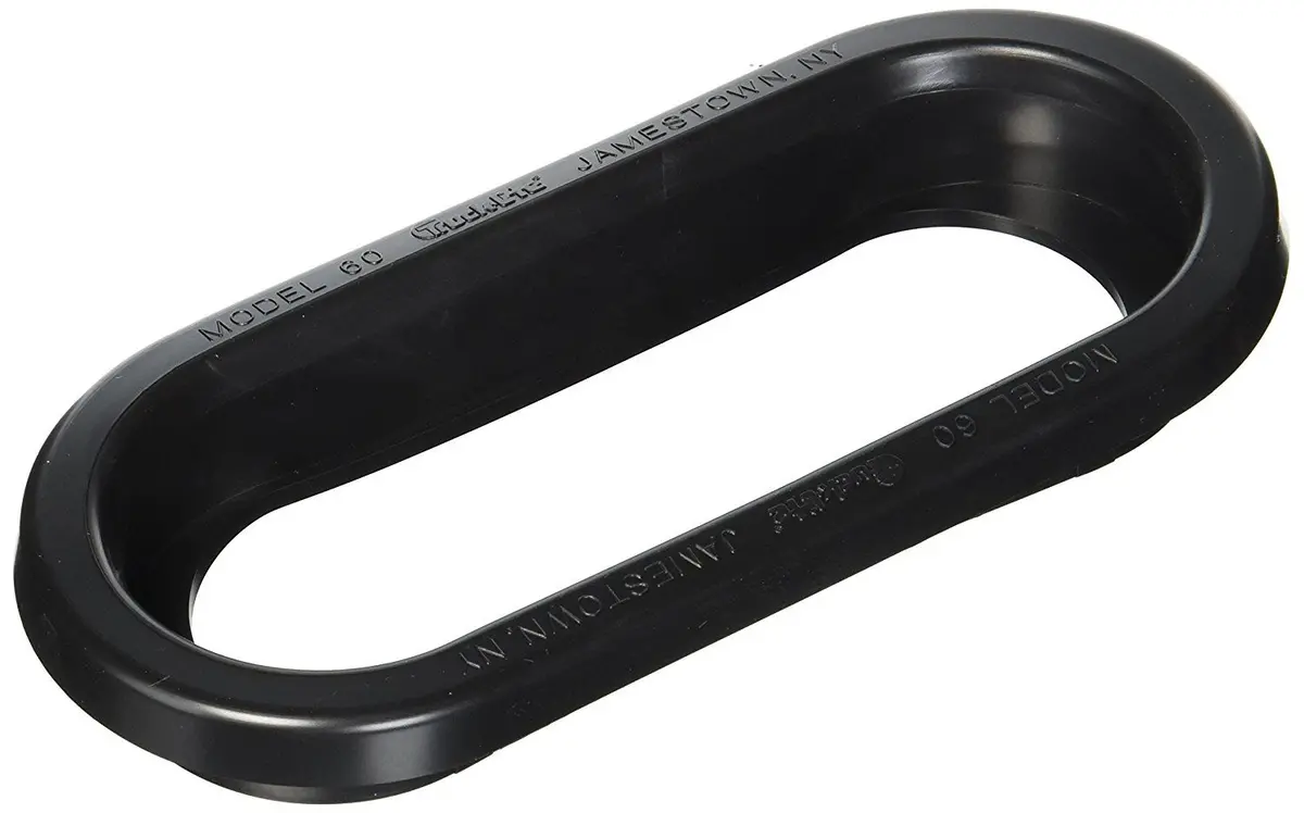 Black 2"X6" Oval Grommet With Open Back For 60 Series | Truck-Lite 60700-3 1